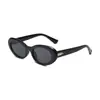 Gafas de Sol Retro Sexy de Estilo Ovalado Europeo y Americano para Caras Redondas, Adelgazantes, Sombrilla de Vacaciones de Alta Gama, Gafas de Sol Modernas