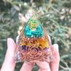 Comércio transfronteiriço Amazon Crystal Pyramid Crystal Gravel Glue Resina Home Desktop Handmade Decoração Presente