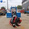 Equipo de limpieza de lodo para estanques de camarones de seis pulgadas retorcido de Yunnan Barco de succión Canal de muelle Barco de dragado Bombeo de arena Lodo
