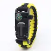 Pulsera de Paracord Pulsera de Supervivencia Multifuncional Cinco en Uno Multifuncional Exterior Paracord Camping Aventura Pulsera de Siete Núcleos