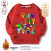 2025 Nova Caixa de Ritmo Sprunki Jogo Musical Roupa Moletom Gola Redonda Top de Lã de Algodão Roupa Infantil