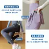 Pantalones Falda Falsos de Dos Piezas Frescos y Cómodos con Bolsillos Laterales Delgados, Falda de Tenis, Tallas Grandes, Falda de Yoga con Protección Solar, Transfronterizo Sudeste Asiático