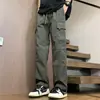 2026 Pantalones Tácticos Deportivos Rectos de Corte Holgado para Exteriores Estilo Americano Marca de Tendencia Ropa de Trabajo Pantalones Casuales para Hombre Primavera y Otoño