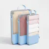 Bolsa de Armazenamento de Viagem Economizadora de Espaço Bolsa de Roupas Compressível Bolsa Dividida Bolsa de Viagem para Bagagem de Roupas Portátil