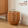 Cesta para Ropa Sucia Impermeable de Mimbre Sintético Cesta de Almacenamiento para Ropa Sucia Cesta para Ropa Sucia de Dormitorio Cesto para Ropa Sucia de Baño Cesta de Lavandería
