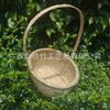 Cesta Hueca Tejida de Bambú Hecha a Mano, Cesta Ovalada para Zongzi, Cesta Colgante para Frutas, Cesta Tejida con Forma de Huevo