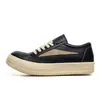 Zapatillas Vibe para Hombre, Zapatos Casuales Bajos Negros de Suela Gruesa de Nicho para Aumentar la Altura con Punta Redonda, Zapatos de Moda, Zapatos Retro Versátiles