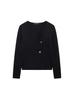 Ropa de Mujer Transfronteriza Aliexpress Ins Primavera y Otoño Nuevo Estilo Europeo y Americano Cárdigan de Punto Asimétrico con Botones Decorativos