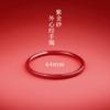 Fabricante Hace Pulsera de Cinabrio, Arena Roja, Arena de Oro Púrpura, Pulsera Creativa, Corazón Amplio y Cuidadoso, Pulsera Sonajera