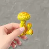50 Pegatinas Transparentes de Champiñones, Materiales Realistas para Diario de Plantas, Coloridas Decorativas para Mascotas Impermeables DIY Pegatinas Guka