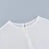 Chaqueta Chal de Gasa Transparente Estilo Nuevo Otoño e Invierno 2026 para Mujer con Dobladillo Asimétrico Cubierta Exterior Protector Solar