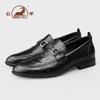 Zapatos de Piel de Oveja para Hombre Formales de Negocios Británicos de Cuero Genuino Mocasines de Piel de Oveja Zapatos Casuales para Hombre Zapatos de Boda para Novio Hombre