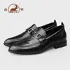 Mocasines de cuero genuino de oveja para hombre para uso formal de negocios, zapatos casuales para hombre, zapatos de novio para boda