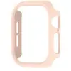Película Temperada Integrada com Capa Protetora para Apple Watch S10 Apple Watch10 Meia Capa PC com Recorte Capa Protetora