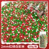 Decoração de Bolo de Natal Contas de Açúcar Atacado Basto de Natal Comestível Contas de Floco de Neve Azul e Branco Ingredientes para Assar Sobremesas