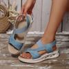 Nuevas Sandalias Slip-On de Gran Tamaño de Comercio Exterior con Suelas Gruesas para Mujer, Sandalias de Playa Slip-On con Suela Hueca Transfronteriza, Disponibles para Dropshipping
