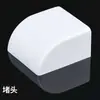 Canaleta de Fio de Plástico PVC Decorativa de Montagem em Superfície Autoadesiva Canaleta de Gerenciamento de Cabos Quadrada Invisível Branco Montado na Parede