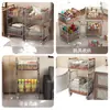 Carrito de cesta de lavandería sucia al por mayor transfronterizo, cesta de lavandería de gran capacidad para el hogar, cesta de almacenamiento, estante de almacenamiento de snacks de pie al por mayor