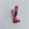 Soporte de cabeza plegable de aleación de aluminio, almacenamiento conveniente, diadema de bocina, polea, soporte de cabeza para caña de pescar, cabeza frontal competitiva para colgar