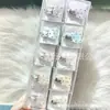 Pinza para el pelo de acetato con forma de corazón de strass de colores, estilo coreano, lindo Gato Kt, pasador dulce para la frente, pasador lateral, pasador