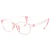 Gafas Ultraligeras Tr90 para Estudiantes de Primaria para Mujer con Miopía Montura con Gancho de Oreja de Silicona Montura de Gafas Anti-Luz Azul para Hombre Modernas y Sencillas Al por Mayor