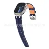 Correa Personalizada de Cuero de Manzana Adecuada para Apple iWatch 11 Correa de Cuero, Correa Inteligente 10 de Cuero de Primera Capa