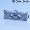 Porcas retangulares de aço inoxidável 304, porcas multi-furo, acessórios para perfil de alumínio, porcas não padronizadas M6, M4, M8