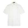 Camisa de Manga Corta con Diseño de Patchwork Desconstruido, Estilo Americano Moderno, Marca Trendy, para Hombres y Mujeres, Verano 2026, Corte Holgado, Camisa Versátil para Parejas