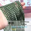 Cuentas de Ábaco Verde Oscuro Arena Dorada, Cuentas Espaciadoras, Cuentas Cilíndricas Ojo de Gato, Cuentas Redondas Doradas Destello Estelar, Cuentas Sueltas, Cuentas Semi-terminadas, Accesorios para Manualidades