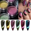 Transfronterizo Nuevo Manicura Ins Magnético 9D Degradado Ojo de Gato Óptico Camaleón Polvo Brillo para Uñas Accesorios de Arte para Uñas