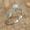 Novedades Europeas y Americanas Anillos Más Vendidos para Mujer, Anillos Retro Exagerados Simples y Únicos para Mujer