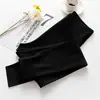 Calça térmica cationic dupla face de veludo quente para mulheres, com forro de fleece, espessada, à prova de frio, leggings, calça térmica para mulheres