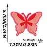 Mil Vitórias Novo Tecido Colorido com Bordado de Borboleta Patch Decoração de Borboleta Desenho Animado Patch para Roupa Jaqueta Puffer Termocolante Em Estoque