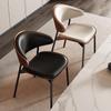 Silla de Comedor Hogar Estilo Mid-Century Silla con Respaldo 2025 Nuevo Francés de Alta Gama Mesa y Silla de Comedor Madera Maciza Silla Italiana Eames