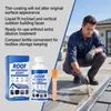 Sellador impermeable para techos, recubrimiento impermeable y de mantenimiento para techos, reparación y sellado de grietas, resistente a la lluvia, secado rápido y formador de película