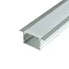 Perfil de aluminio para tira de luz LED montado en superficie empotrado aleación de aluminio ranura para tarjeta de tira de luz en forma de U empotrado gabinete de vino vitrina techo