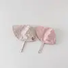 Sombrero de Sol para Bebé Coreano, Doble Cara, Algodón Puro, Ala Ancha, Sombrero de Sol para Otoño y Verano para Niños y Niñas, Gorro que Cubre la Cabeza