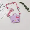 Cartera Pequeña para Niños, Linda Bolsa de Princesa Kuromi, Mini Bolsita de Monedas Portátil de Dibujos Animados, Monedero de Silicona para Estudiantes
