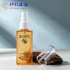 Botella de spray de vidrio cuadrada transparente de 50 ml con fondo grueso para perfume, en stock, para dispensar hidrosol, tónico y cosméticos