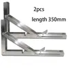 Soporte triangular de acero inoxidable para partición, soporte plegable Billy, soporte de almacenamiento, soporte laminar de pared, soporte móvil