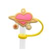 Funda para Popote de Oso Arcoíris Tapa para Popote Tapón de Polvo de Silicona Decoración de Popote de Fiesta de Anime Productos Transfronterizos