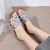 Yasirun Tamanho Grande Recortes Flats Transfronteiriços Chinelos Strass Estilo Boêmio Vento Bordado Confortáveis Sapatos Femininos Verão