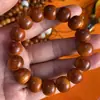 Pulseira de Cipreste com Óleo Vermelho Envelhecido, Círculo Único, 10cm/1.2cm, Unissex, Fonte para Transmissão ao Vivo no Tiktok, Loja Física