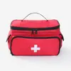 Botiquín de Primeros Auxilios de Gran Capacidad para el Hogar, Kit Médico de Emergencia para Viajes al Aire Libre, Almacenamiento de Medicamentos Portátil Impermeable y Resistente al Desgaste con Múltiples Compartimentos