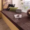Cojín para ventanal de chenilla, cojín de asiento de esponja engrosada para alféizar, alfombrilla de tatami minimalista nórdica para lectura y siesta en balcón