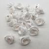 Flor de Cinta de Rosa Pequeña Hecha a Mano de 2 cm Flor Decorativa de Cinta para Ropa Joyería de Mano