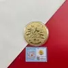 Panqueque de Oro Oro Puro 999 Regalo para Mamá Te Quiero Feliz Cumpleaños 520 Adorno Popular de Panqueque Disponible para Mayorista