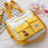 Dragon Ball Sun Wukong bolsa mensageiro moda masculina marca estudantil casual moda periférico de anime bolsa de ombro de lona