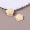 Estilo Coreano Ins Elegante Outono e Inverno Flocado Colorido Flor de Cinco Pétalas Acessórios de Cabelo Adorno de Cabeça Brincos Patch Acessórios de Joias DIY