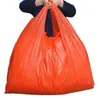 Bolsas de almacenamiento y mudanza rojas extragrandes, bolsas de basura engrosadas, con asas, adecuadas para dormitorios, para guardar edredones y otros artículos, bolsas de plástico